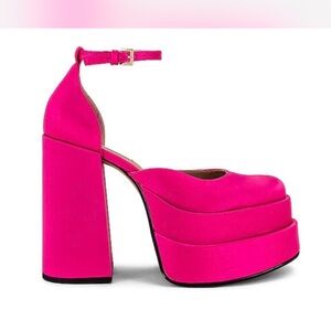 Steve Madden Hot Pink Platform Heels